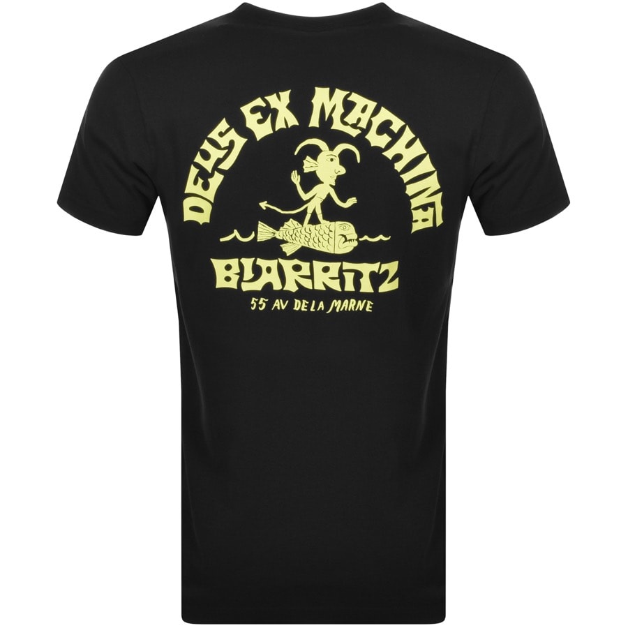 Alternative Image for ProductDeus Ex Machina Biarritz Logo T Shirt Black2